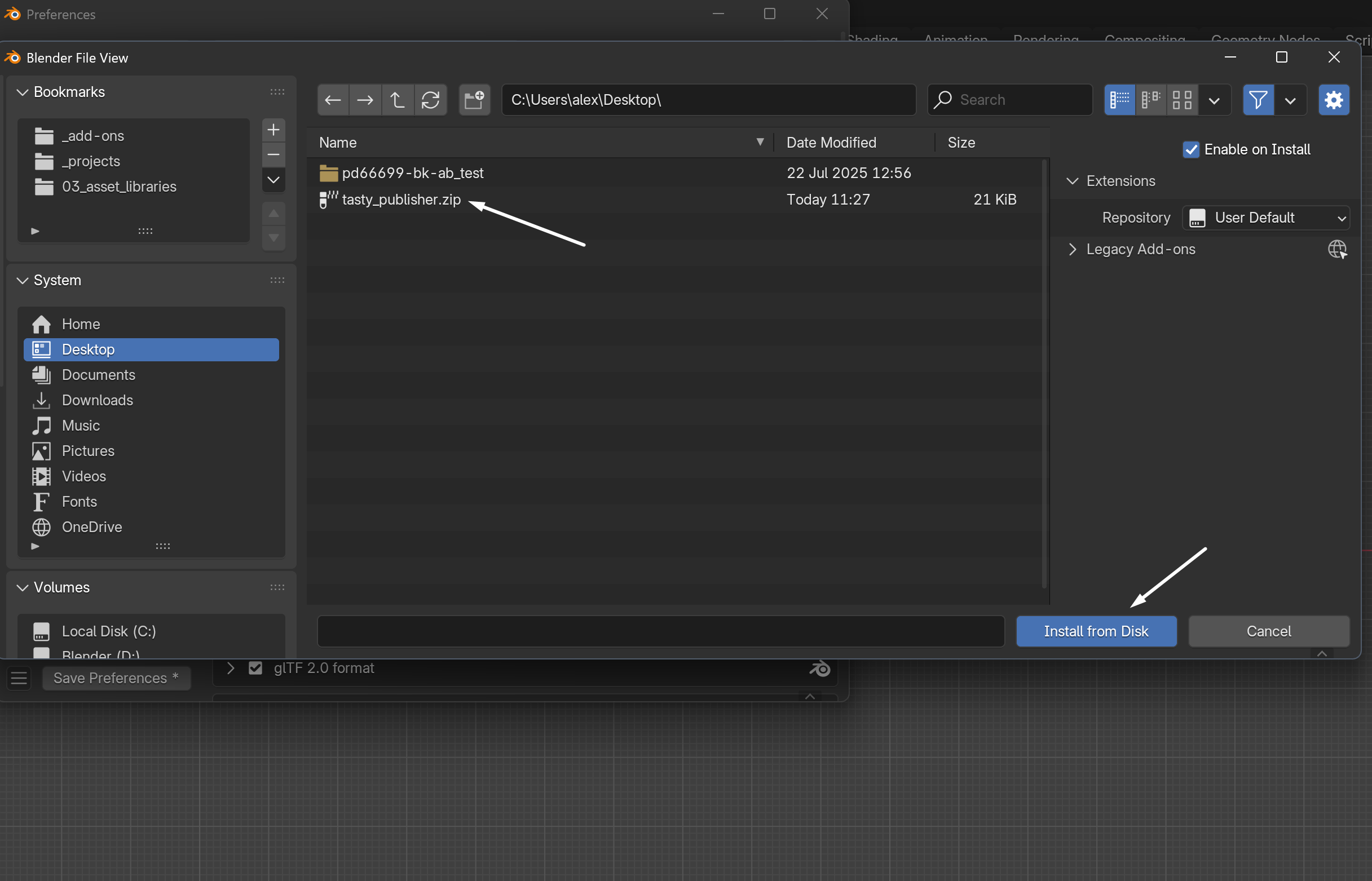 Tasty Publisher install step 2
