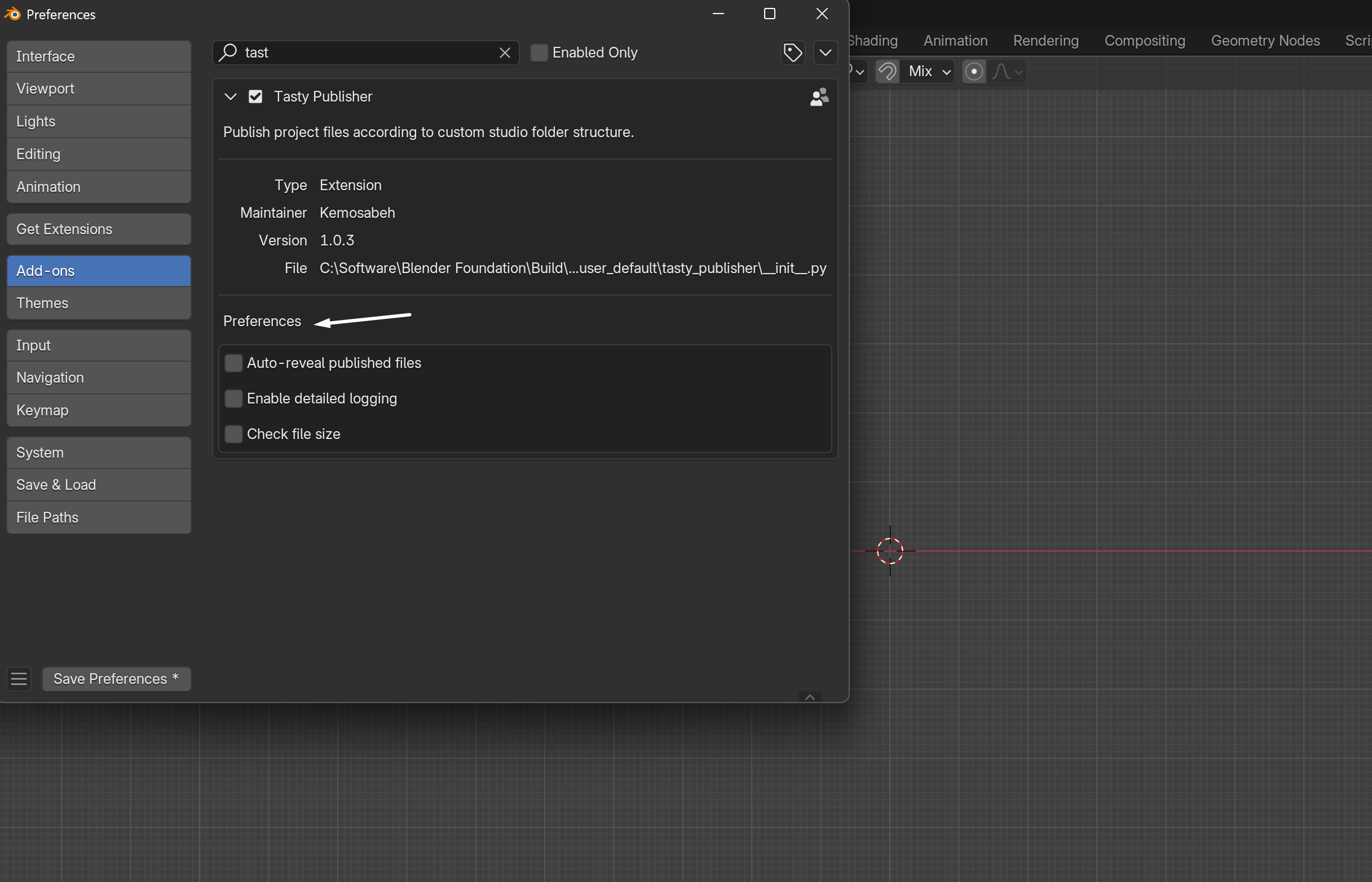 Tasty Publisher install step 3